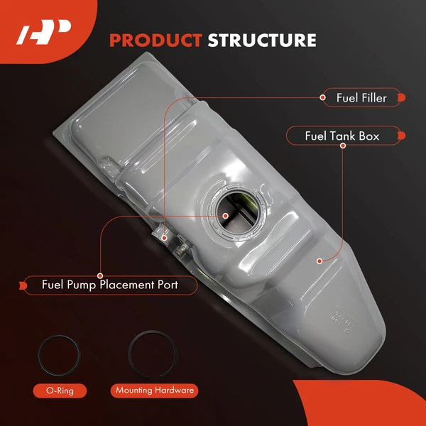 18.5 Gallon Fuel Tank for Chevy S10 GMC Sonoma 1997-2002 Isuzu Hombre 1996-2000