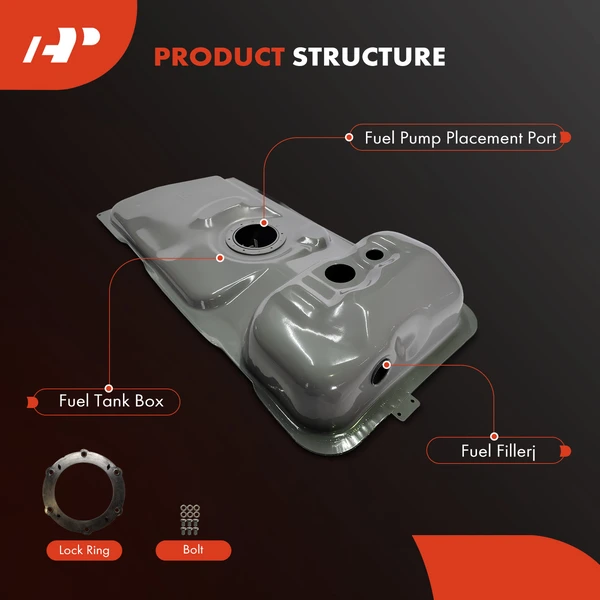 15.7 Gallon Fuel Tank for Ford Mustang 2000-2004 with Lock Ring & O-Ring