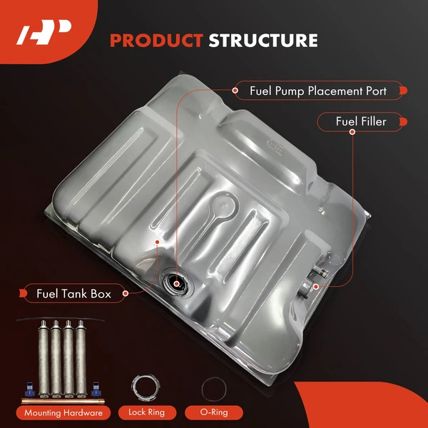 38 Gallon Fuel Tank for Ford F-100 F-250 F-350 1973-1978 F-150 1975-1978