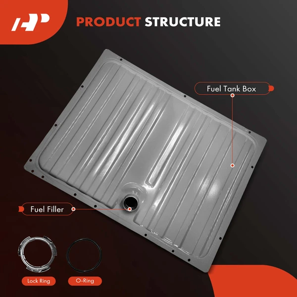 16 Gallon Fuel Tank for Ford Mustang 1964-1968 Mercury Cougar 1967-1968