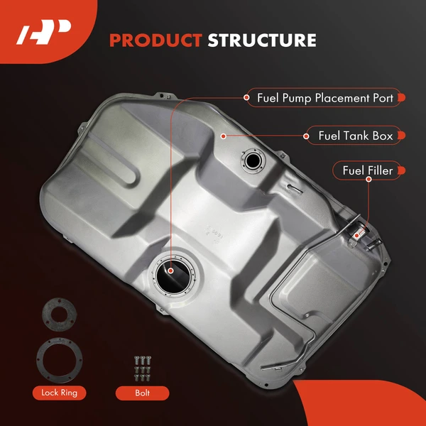 14.5 Gallon Fuel Tank for Hyundai Elantra 1996-1997 Tiburon 1997 L4 1.8L 2.0L