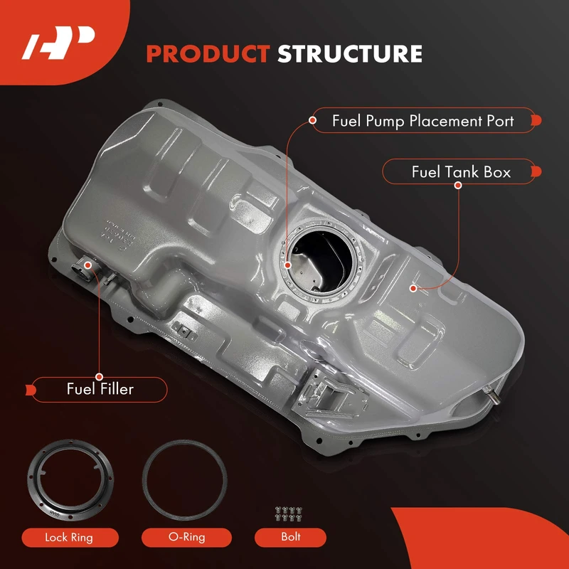 12 Gallon Fuel Tank for Hyundai Accent Kia Rio Rio5 2006-2011 L4 1.6L