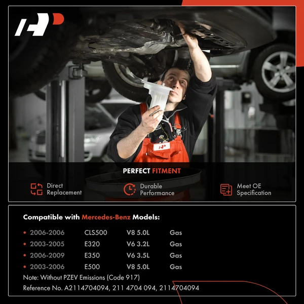 Left Fuel Filter with Sending Unit for Mercedes-Benz E320 03-05 E350 E500 CLS500