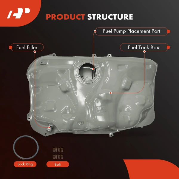 17 Gallon Fuel Tank for Toyota Camry 12-17 Avalon 13-18 Lexus ES350 16-18