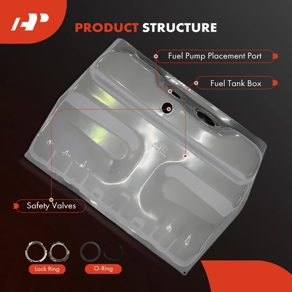 14 Gallon Fuel Tank for Dodge Shadow 1991-1994 Chrysler Daytona LeBaron