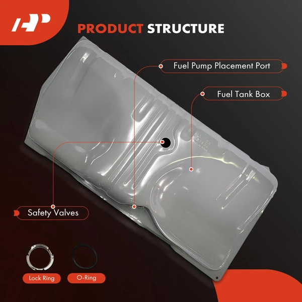 13 Gallon Fuel Tank for Dodge Charger Rampage Omni Plymouth Horizon Scamp Turismo