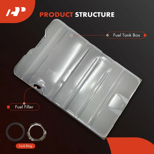 19 Gallon Fuel Tank for Dodge Charger 1968-1970 3.7L 5.2L 6.3L 7.0L 7.2L