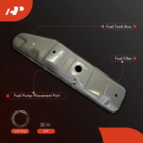 35 Gallon Fuel Tank for Ford E-150 E-150 Club Wagon E-250 E-350 Super Duty