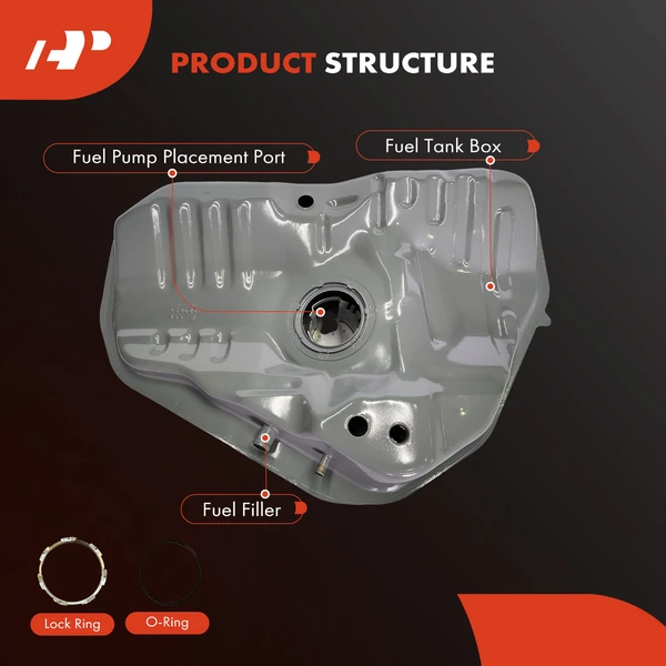 12.7 Gallon Fuel Tank for Ford Escort 1998-2003 Mercury Tracer 1998-1999 2.0L