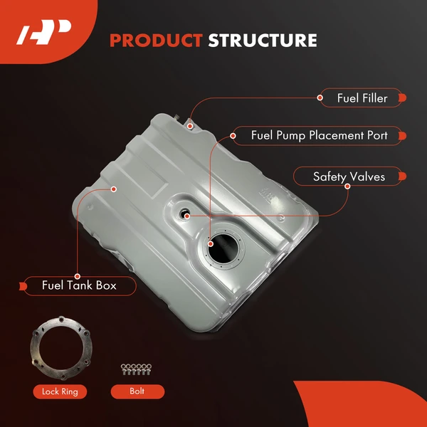 40 Gallon Fuel Tank for Ford F-250 Super Duty 2001-2010 F-350 F-550 Super Duty