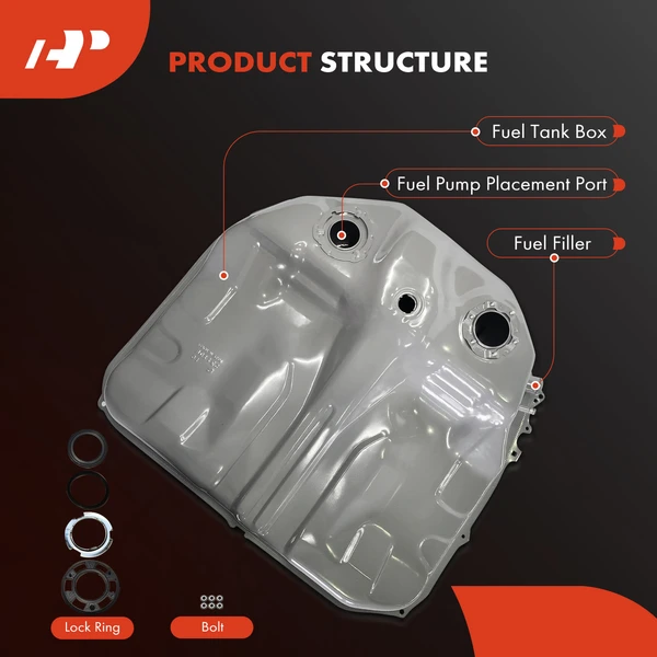 17 Gallon Fuel Tank for Honda Accord 1990-1993 L4 2.2L