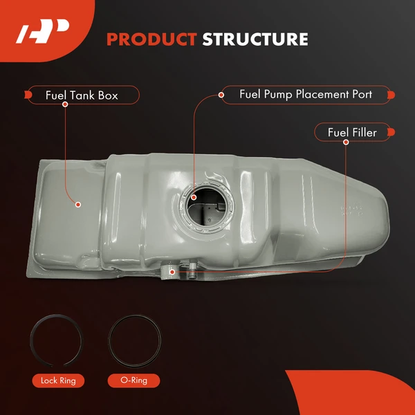 18.5 Gallon Fuel Tank for Chevrolet Chevy S10 GMC Sonoma 1996 L4 2.2L V6 4.3L