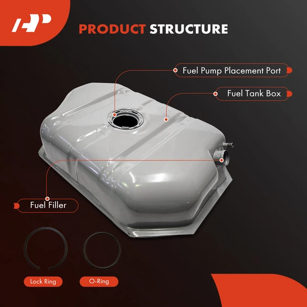 19 Gallon Fuel Tank for Chevy Blazer GMC Jimmy 1997-2005 V6 4.3L 2-Door