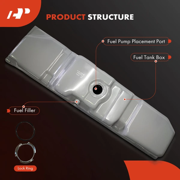 34 Gallon Fuel Tank for GMC C1500 88-97 C2500 C3500 88-00 K1500 K2500 K3500