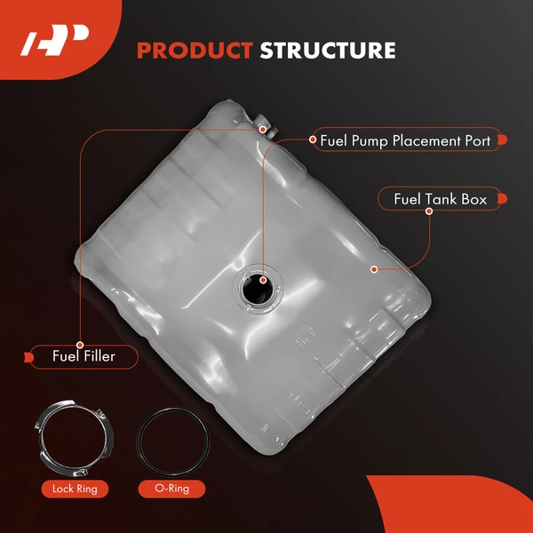 40 Gallon Fuel Tank for Chevrolet P20 P2500 1987-1989 P30 GMC P3500 1987-1997