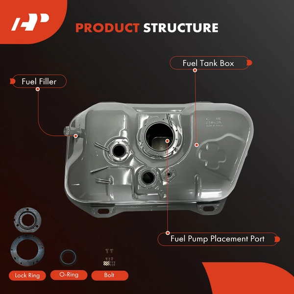 17.4 Gallon Fuel Tank for Chevrolet Tracker 1999-2003 L4 1.6L 2.0L V6 2.5L