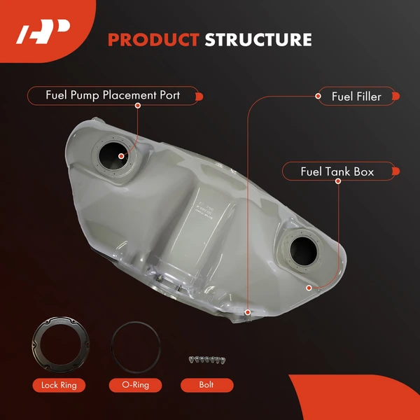 20 Gallon Fuel Tank for INFINITI G25 2011-2012 M35 M45 2009-2010 Q60 G37