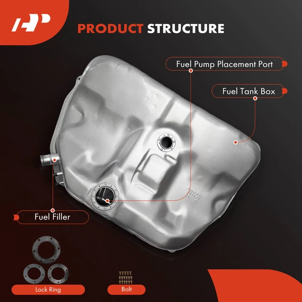 11 Gallon Fuel Tank for Toyota Corolla 1984-1987 Tercel 1983-1987 Chevrolet Nova