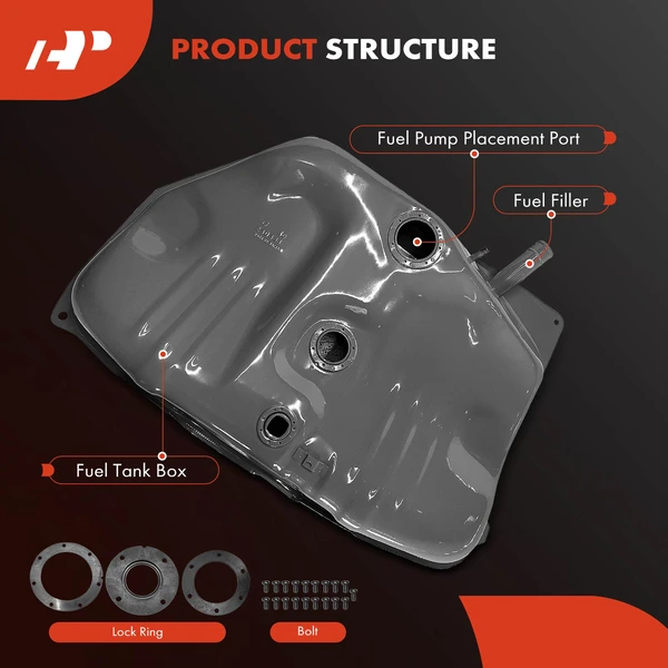 13 Gallon Fuel Tank for Toyota Corolla 1990-1992 L4 1.6L FWD