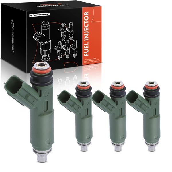 4-Pc Fuel Injector 2-Blade Terminal A-Premium APFI180