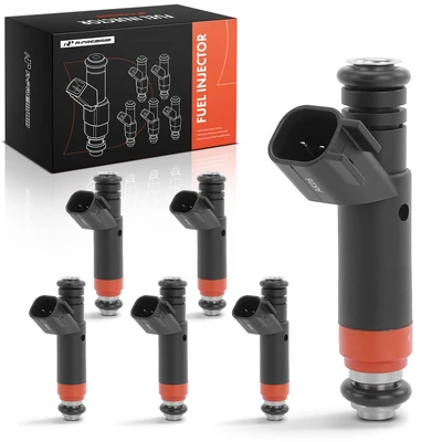 6 Pcs Black Fuel Injectors