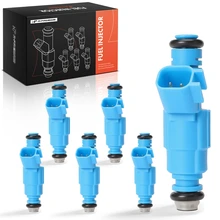 2002-2003 Jeep Liberty 6pc Fuel Injector 2-Blade Terminal A-Premium APFI107