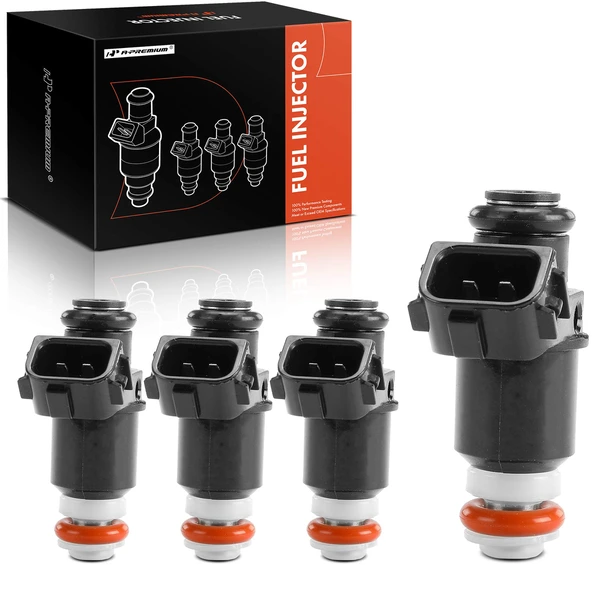 4-Pc Fuel Injector 2-Blade Terminal A-Premium APFI436