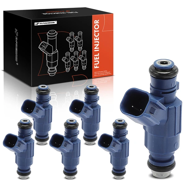 6-Pc Fuel Injector 2-Blade Terminal A-Premium APFI358