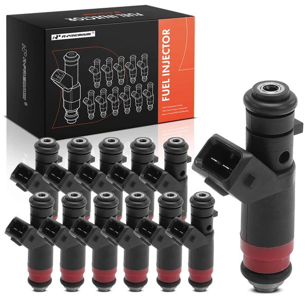 12-Pc Fuel Injector 2-Blade Terminal A-Premium APFI506