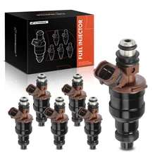 1989-1995 Toyota Pickup 6pc Fuel Injector 2-Blade Terminal A-Premium APFI360