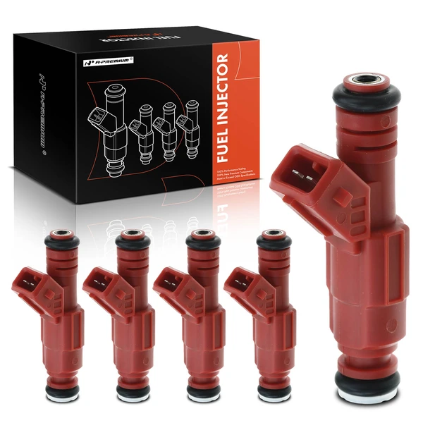 5-Pc Fuel Injector, 2-Blade Terminal, A-Premium APFI116