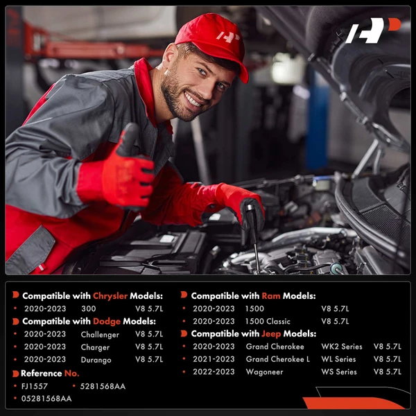 8-Pc Fuel Injector, 2-Blade Terminal, A-Premium APFI507