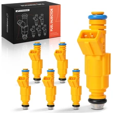 1993-1998 Jeep Grand Cherokee 6pc Fuel Injector 2-Blade Terminal A-Premium APFI112