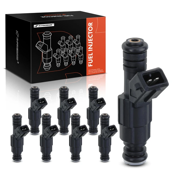 1996-1999 Chevrolet K2500 Suburban 8-Pc Fuel Injector 2-Blade Terminal A-Premium APFI061