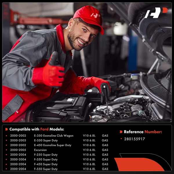 10-Pc Fuel Injector, 2-Blade Terminal, A-Premium APFI123