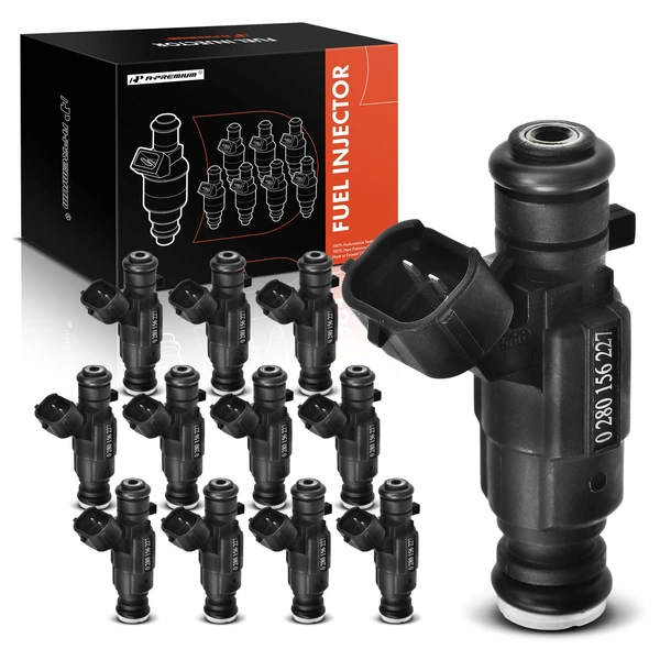 12-Pc Fuel Injector, 2-Blade Terminal, A-Premium APFI137