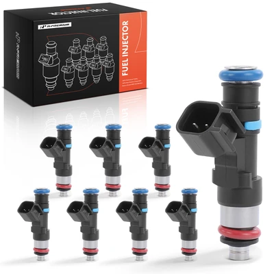 8 Pcs Black Fuel Injectors