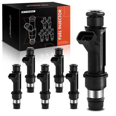 6 Pcs Black Fuel Injectors