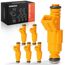 1997-1998 Volvo V90 6pc Fuel Injector 2-Blade Terminal A-Premium APFI064