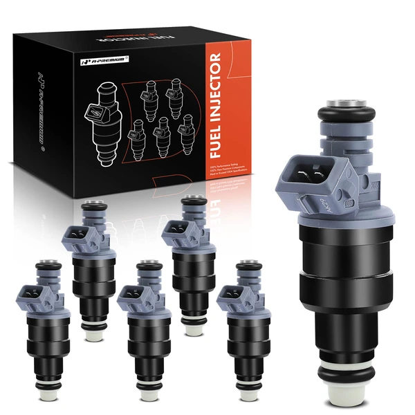 1997-1998 Ford F-150 6-Pc Fuel Injector 2-Blade Terminal A-Premium APFI256