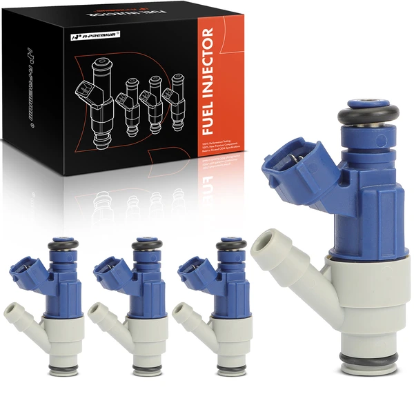 2002-2003 Volkswagen Beetle 4-Pc Fuel Injector 2-Blade Terminal A-Premium APFI578