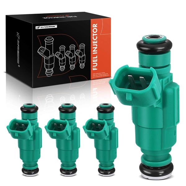 2006-2011 Hyundai Accent 4-Pc Fuel Injector 2-Blade Terminal A-Premium APFI024