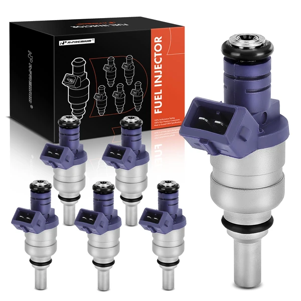 2001-2004 BMW 330Ci 6-Pc Fuel Injector 2-Blade Terminal A-Premium APFI261