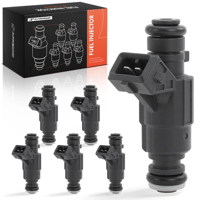 6 Pcs Black Fuel Injectors