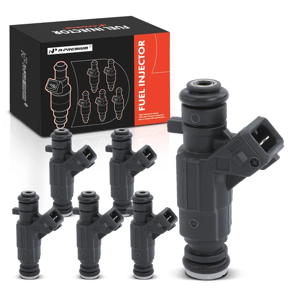6-Pc Fuel Injector 2-Blade Terminal A-Premium APFI262