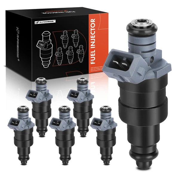 1996-1998 Jeep Cherokee 6-Pc Fuel Injector 2-Blade Terminal A-Premium APFI264