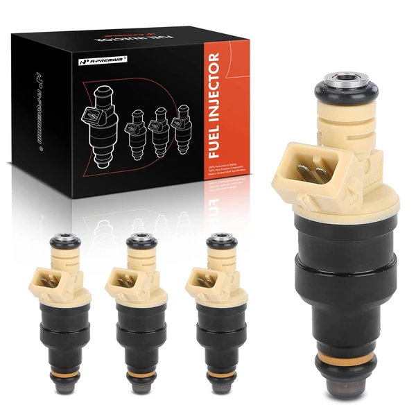 1995-2002 Volkswagen Cabrio 4-Pc Fuel Injector 2-Blade Terminal A-Premium APFI266