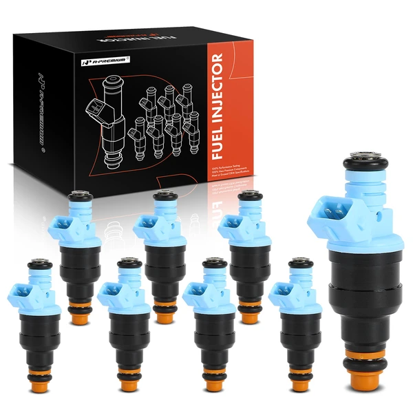 1991-1997 Ford F-350 8-Pc Fuel Injector 2-Blade Terminal A-Premium APFI372