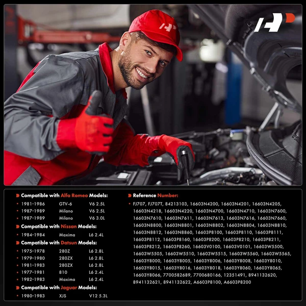 6-Pc Fuel Injector 2-Blade Terminal A-Premium APFI508