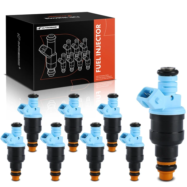 1988-1989 1991 Ford F-Super Duty 8-Pc Fuel Injector 2-Blade Terminal A-Premium APFI378